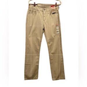 Men’s NWT Khaki Levi’s 514 straight leg Jeans size 29 x 30‎ (4061)